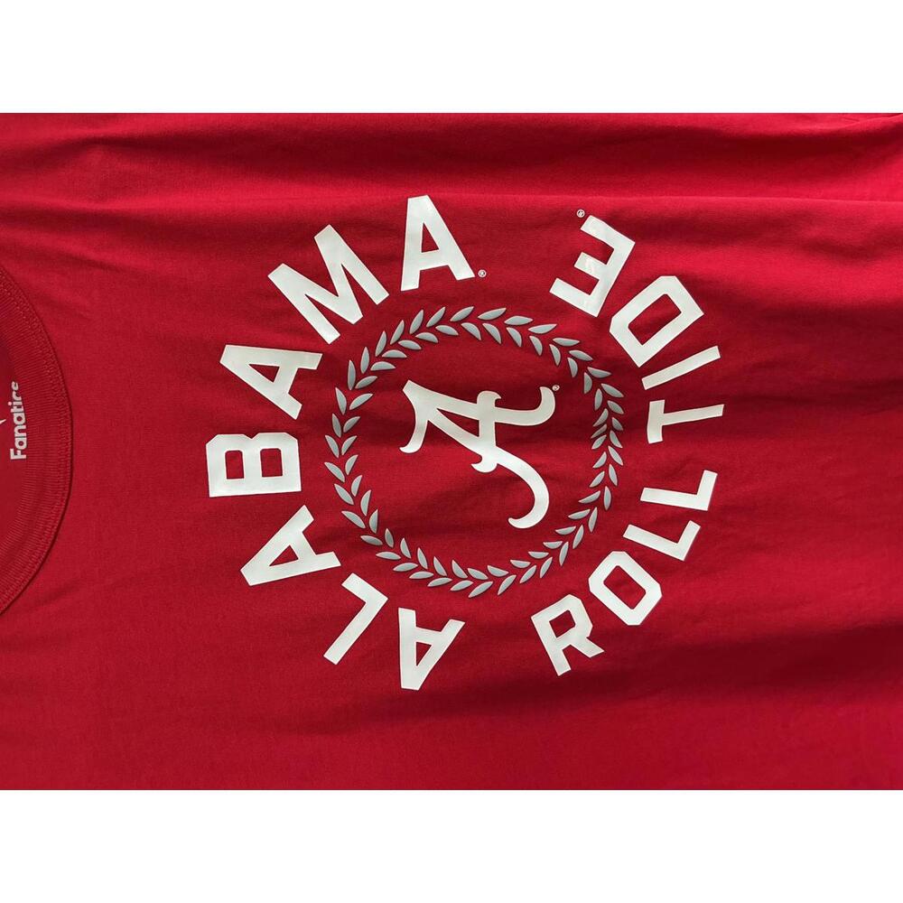 Fanatics Alabama Roll Tide Red T-Shirt Size M - Picture 2 of 9